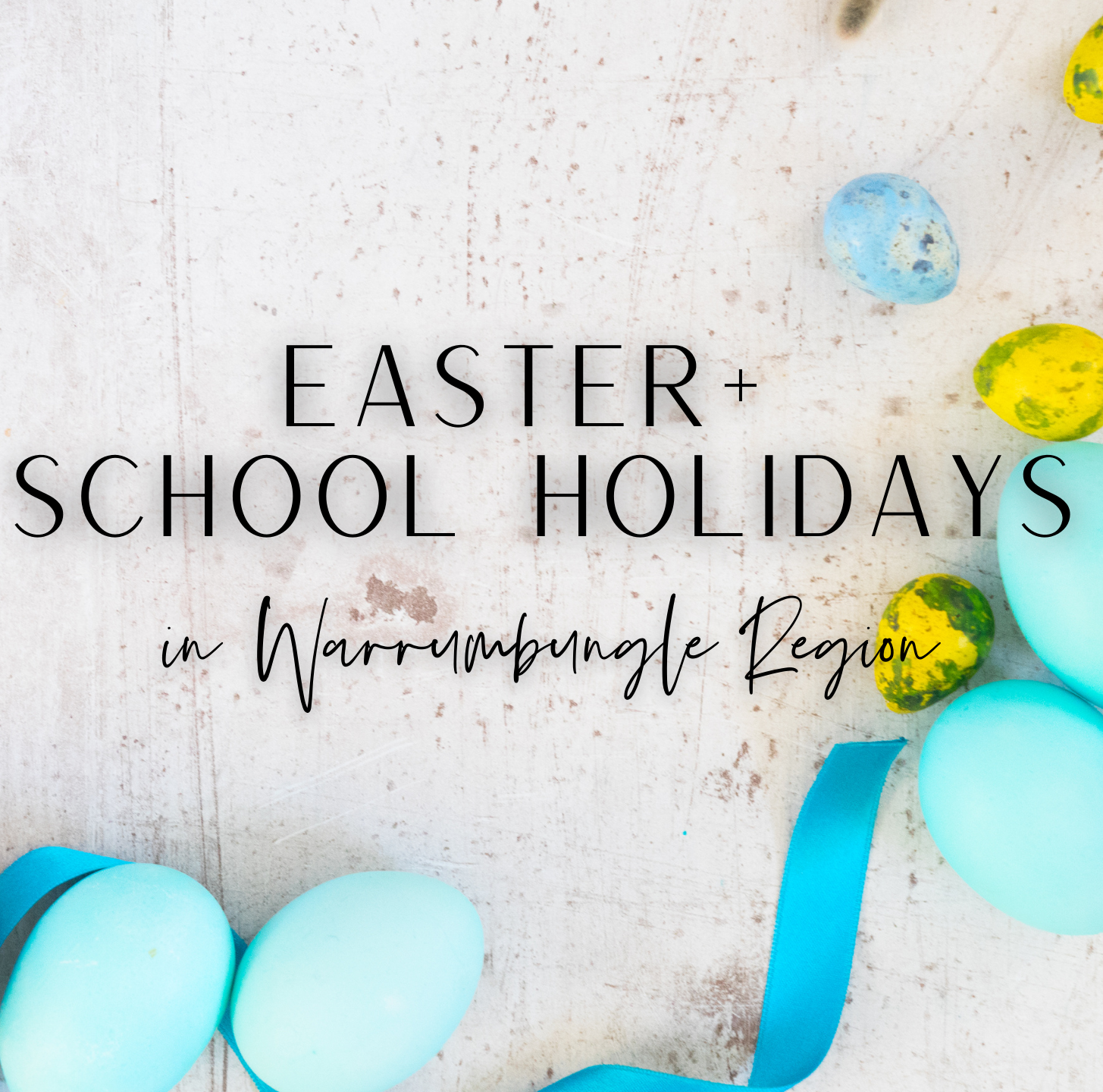 Easter School Holidays tile